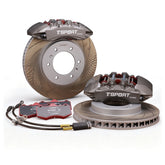 Full front brake upgrade kit TTSPORT 7642TK with pads and lines for Toyota LC250 Prado & Lexus GX550.
