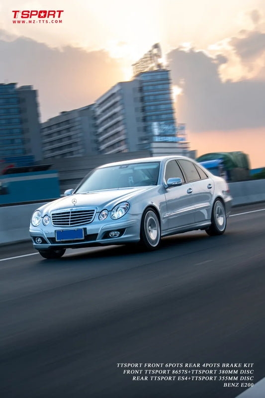 Mercedes E-Class (W210) Upgraded with TTSPORT Classic Series 8657S & Evo Series ES4 Brake Kit