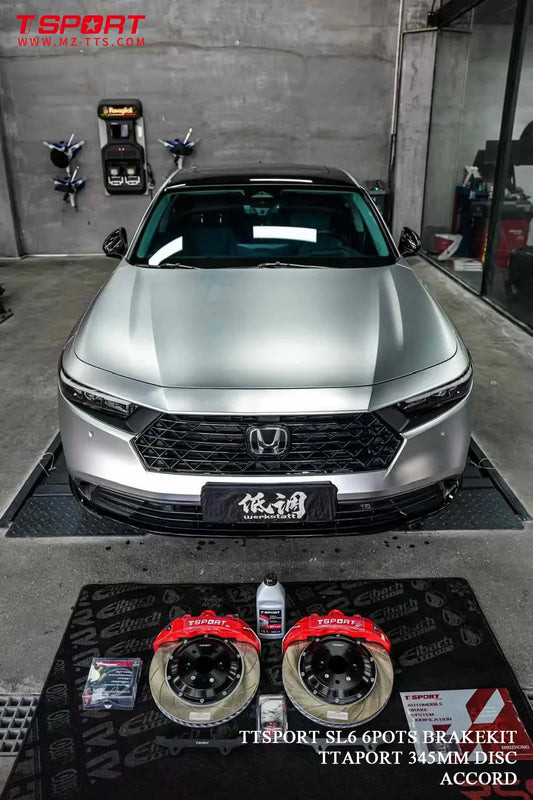 Honda Accord (CY1) Upgraded with TTSPORT Slim Series SL6 Brake Kit