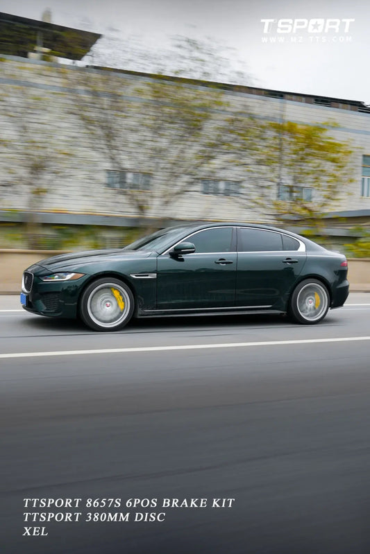 Jaguar XE (X760) Upgraded with TTSPORT Classic Series 8657S Brake Kit
