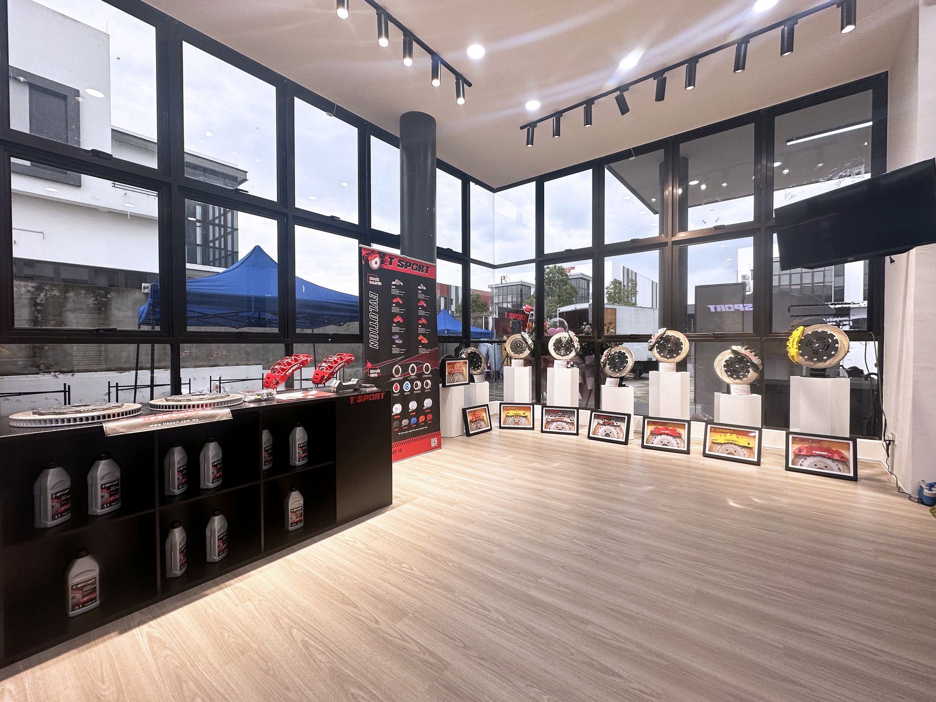 A TTSPORT show room in Malaysia.