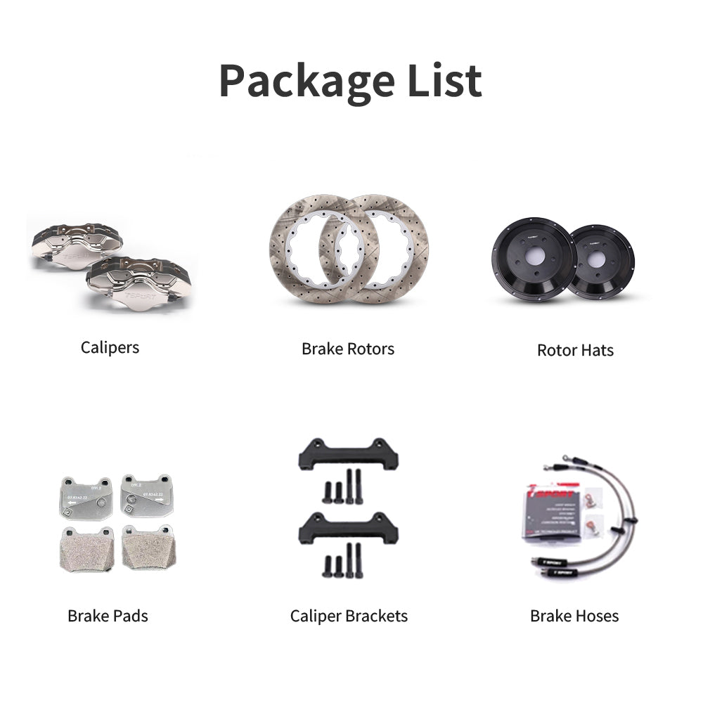Packing list for the TTSPORT TR20 racing brake kit.