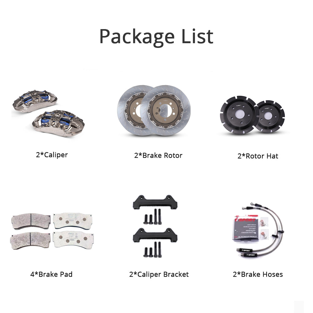 Packing list for the TTSPORT TR65 racing brake kit.