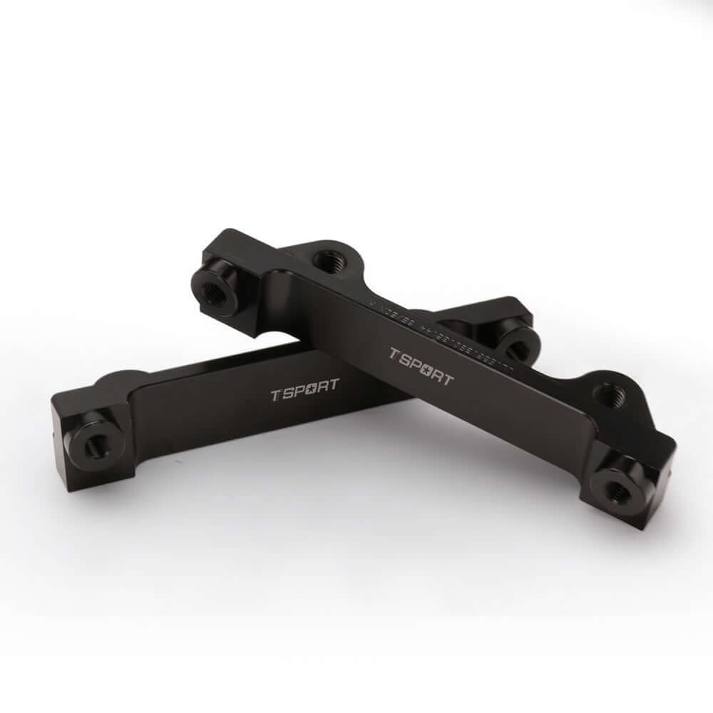 TTSPORT universal steel caliper bracket for aftermarket brake kits.