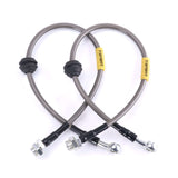 A pure product photo shows that the TTSPORT braided brake line has a SAE 304 stainless steel cover.